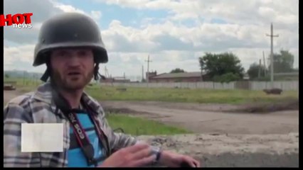 Славянск, Семеновка. Свидетельства обстрела фосфорными минами 18/07/14.