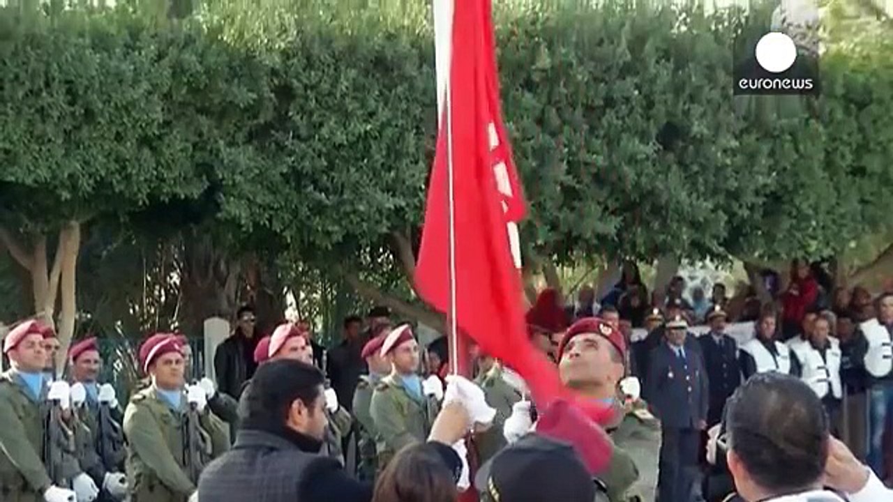 Tunusta Yasemin Devriminin 5. yıl dönümü törenleri