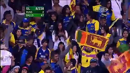 Australia v Sri Lanka Cricket  Last 5 minutes.