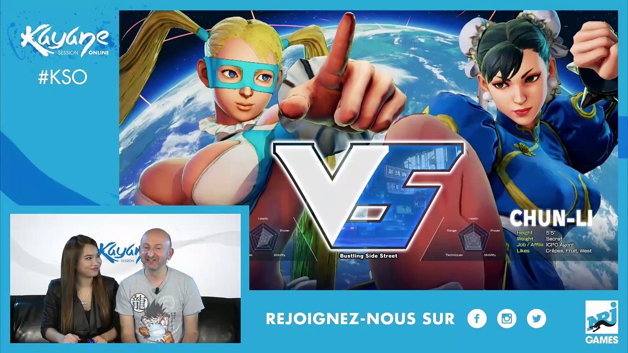 BEST - OF #1 Kayane Session Online avec Mamytwink et PP Garcia sur Overwatch et Street Fighter V !