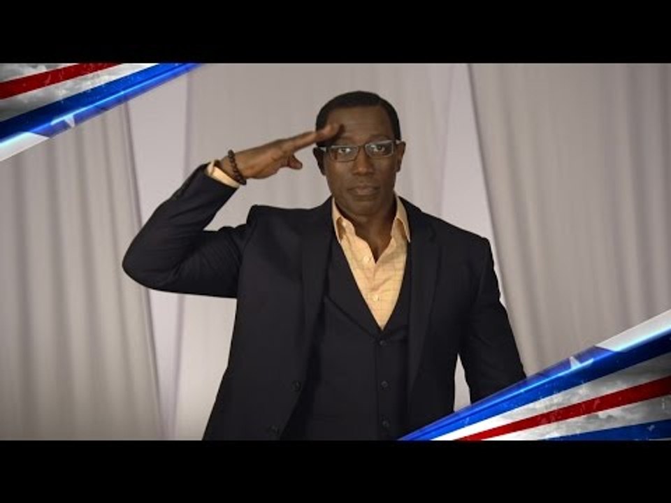Wesley Snipes honors America's Armed Forces