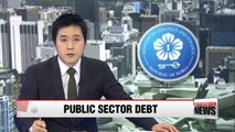 Korea's public sector debt amounted to 64.5 percent of GDP last year