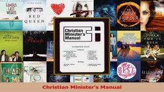 Read  Christian Ministers Manual Ebook Free