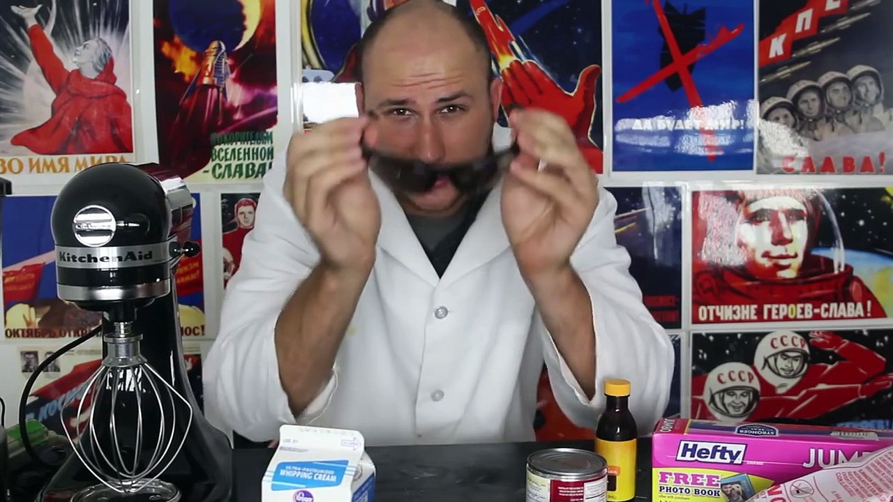 How To Make Carbonated Ice Cream, Halloween Style! (Dry Ice Cream)