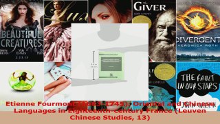 PDF Download  Etienne Fourmont 16831745 Oriental and Chinese Languages in Eighteenthcentury France Read Online