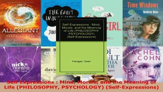 Read  Self Expressions  Mind Morals and the Meaning of Life PHILOSOPHY PSYCHOLOGY Ebook Free