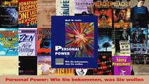 Lesen  Personal Power Wie Sie bekommen was Sie wollen PDF Online