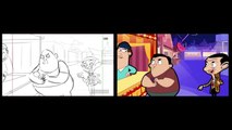 Mr. Bean From Original Drawings To Animation Coconut Shy