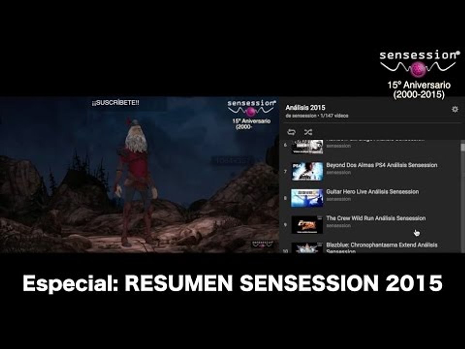 Especial: RESUMEN SENSESSION 2015
