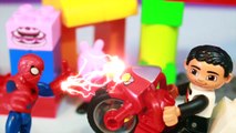 lego Peppa Pig Toy Cars LEGO DUPLO Spiderman Toys Toy Review Police Car Superheros Cookie Monster