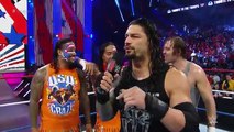 Roman Reigns, Dean Ambrose and The Usos kick off the tribute_ WWE Tribute to the Troops 2015