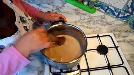 عصيدة جلجلان (سمسم) ساهلة وبنينة الاكلات التونسية - Noisettes- Tunisian cuisine