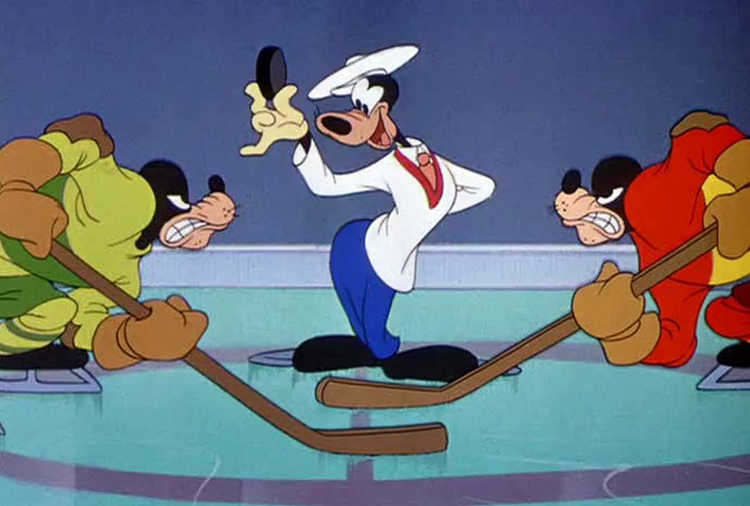 Гуфи   Чемпионат по хоккею  1945   Американский детский мультфильм