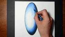 Drawing a Floating, Levitating Ball - Anamorphic Trick Art