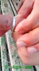 Amazing trick to remove a ring that is stuck on your finger