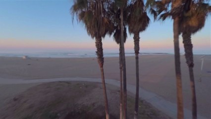 Venice Beach filmed with aerial Drone is stunning!!