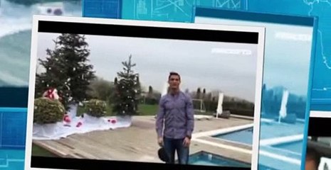 Cristiano Ronaldo: Curious to see my house in Madrid? Take a look! Merry Christmas to all!