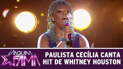 Paulista Cecília canta Whitney Houston