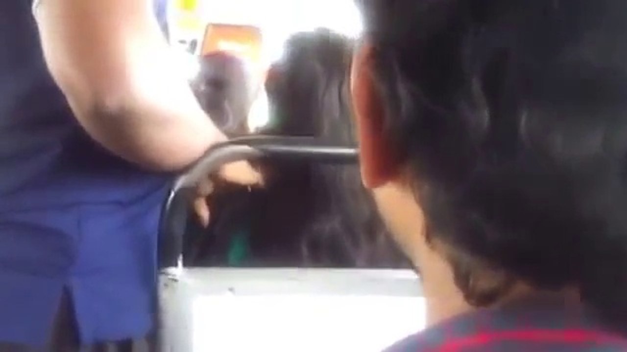 OMG !! What is going on with the Girl in Bus ??