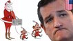 Ted Cruz mad cartoon says his kids are props after he used them as political props