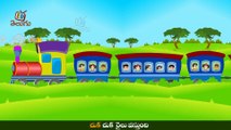 KZKCARTOON TV-Chuk Chuk Railu Vastundi - Telugu Nursery Rhymes for Children