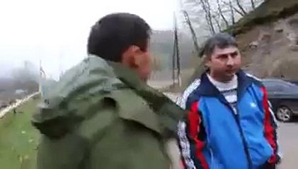 Неудачный дрифт на Ладе гранта - Lada Granta russian car crash (1)