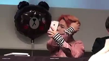 BTS JIMIN SELFIE FANSIGN