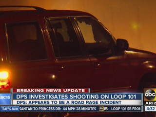 Two men shot while traveling on Loop 101