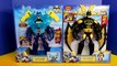 Batman Unlimited Wing Warrior & Attack Armor Batman Vs. Imaginext Joker Robot Solomon Grun