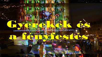 Gyerekek és a fényfestés