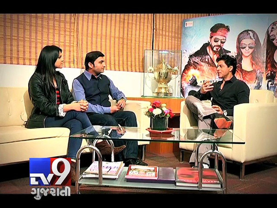Shah Rukh Khan in hilarious conversation with Tv9 Gujarati