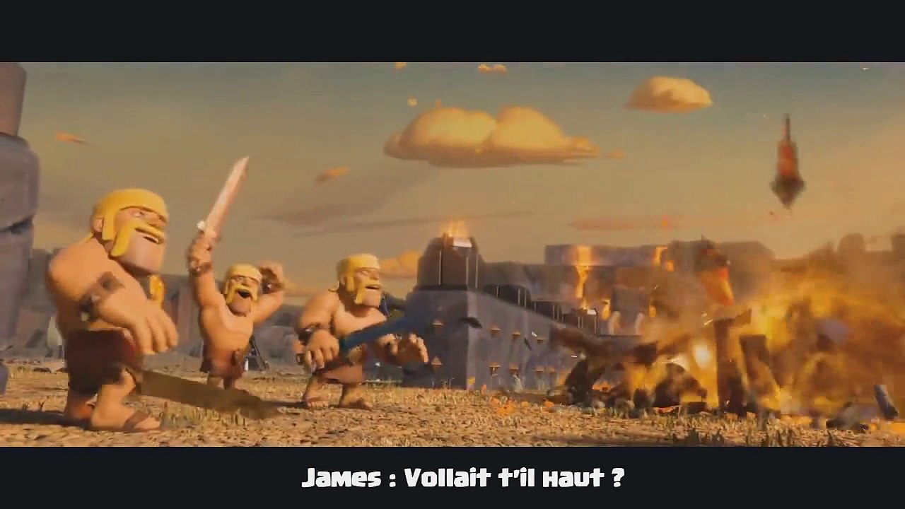 Pub Clash of Clans avec Christoph Waltz
