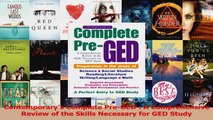 PDF Download  Contemporarys Complete PreGED  A Comprehensive Review of the Skills Necessary for GED PDF Online