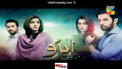Abro Hum Tv Drama (Next Episode 3 Promo) on (03 January 2016)