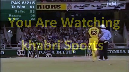 Shahid Afridi Record Great Six VS Australia HD