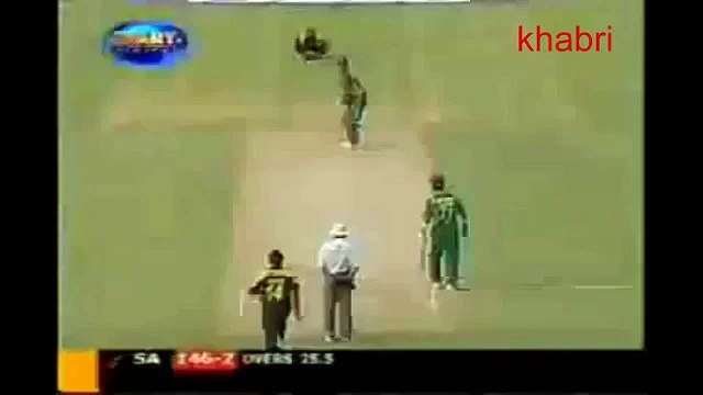 Shoaib Akhtar too fast for Jacques Kallis