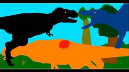 PBA : Tyrannosaurus VS Spinosaurus Version1 (tribute to BlackRex300/ tributo a BlackRex300