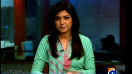 Hot Pakistani News Anchor behind the Scenes 2016