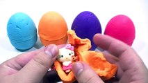play doh PLAY DOH SURPRISE EGGS!!! - Peppa Pig kinder surprise-eggs Hello Kitty, Minions Videos