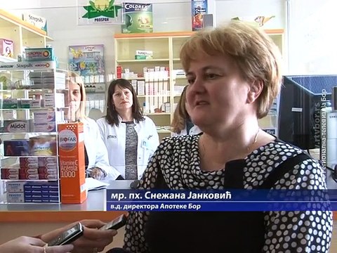 Otvorena apoteka u Hotelu „Jezero“, 24. decembar 2015. (RTV Bor)