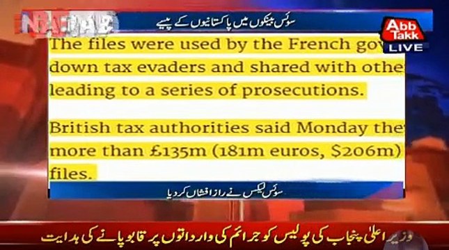 How much money Pakistani corrupt politicians have in Swiss banks - See the leaked documents
