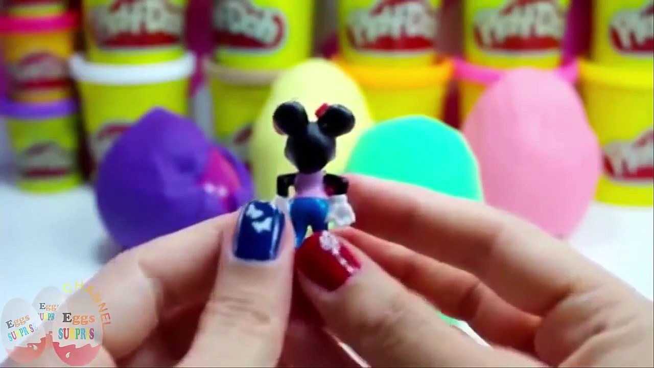 shopkins Surprise Eggs Peppa Pig Play Doh Spiderman Surprise Egg Mickey Mouse, Disney Car