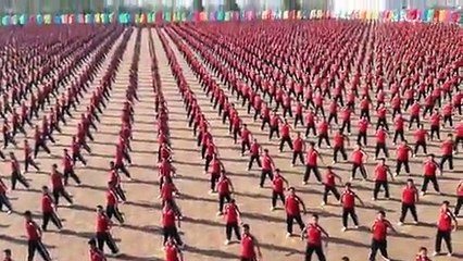 Spectacle synchronisé d'une école d'arts martiaux_2