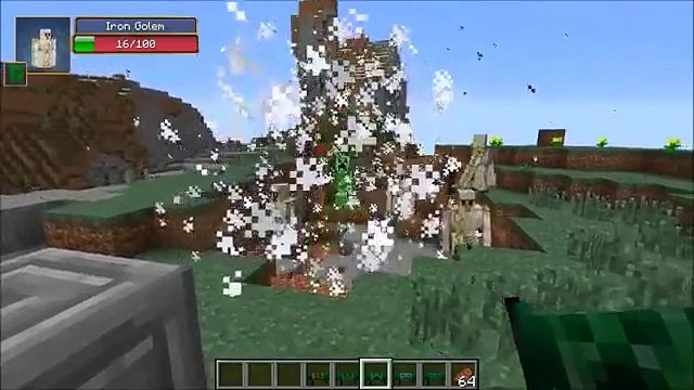 Minecraft_ MOB GUNS MOD (SHOOT ENEMIES WITH MOBS!) Mod Showcase