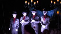 Cadaver Dans sing Grim Grinning Ghosts and Cruella DeVil at Mickey's Halloween Party Disneyland