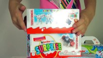 [COLIS] Special Kinder Surprise : 11 Oeufs Barbie , Transformers . Kinder Surprise Eggs