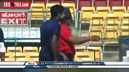 Gautam gambhir Laziest Run out ever