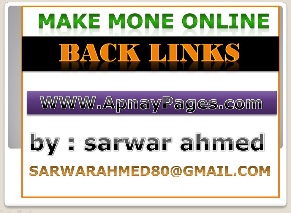 create back links in urdu and hindi video tutorial Part 2
