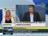 Argentina: gobierno interviene por decreto la AFSCA y AFSTIC