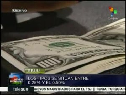 Cómo afectará a economía mundial subida de las tasas de interés de FED